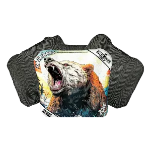 Bone | Alaskan Grizzly 2 | ACL PRO Razor Cornhole Bags