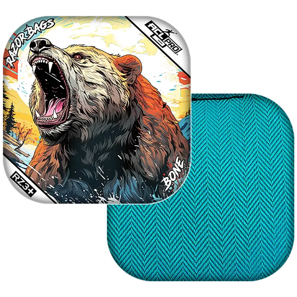 Bone | Alaskan Grizzly 2 | ACL PRO Razor Cornhole Bags