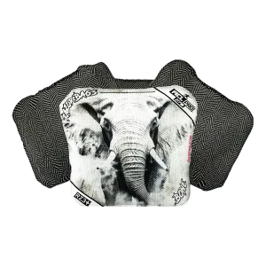 Bone | Elephant | ACL PRO Razor Cornhole Bags