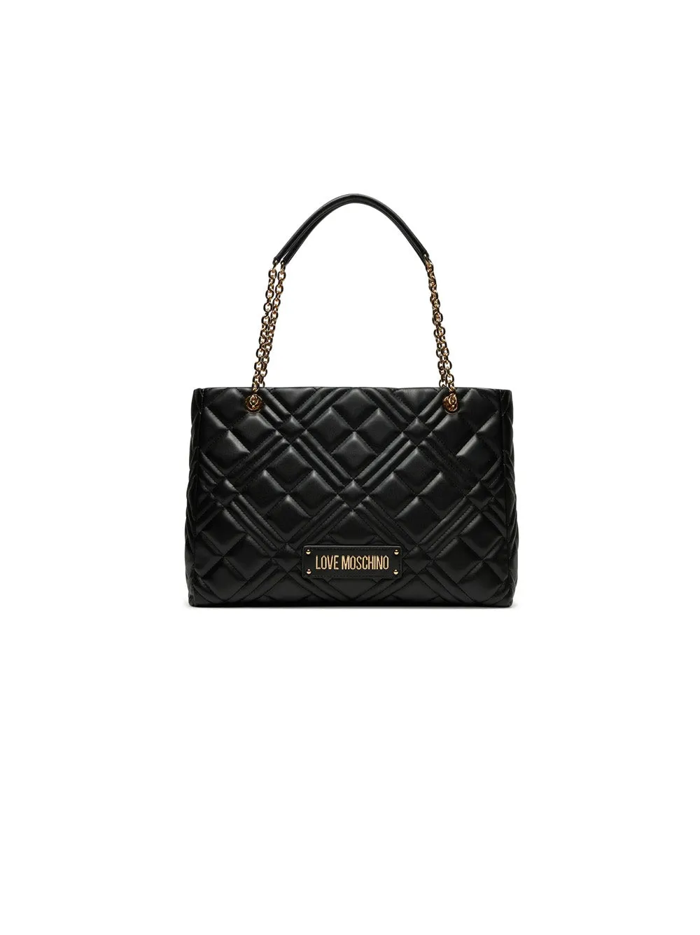 Borsa Quilted Pu - Nero