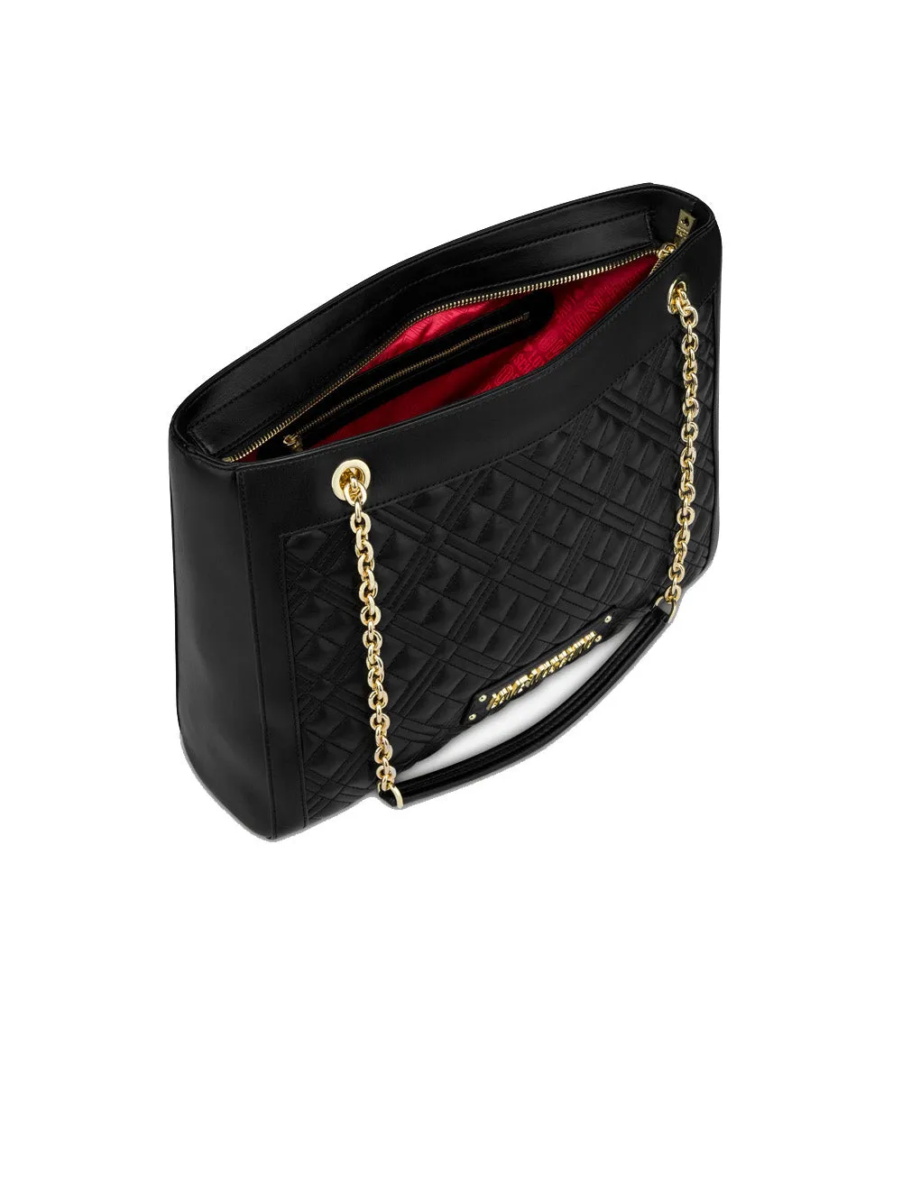 Borsa Quilted Pu - Nero