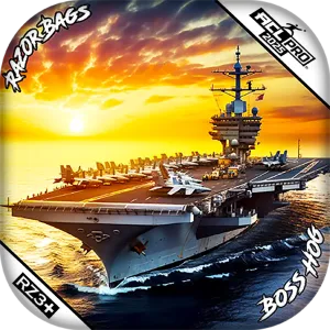 Boss Hog | Hero Aircraft Carrier | ACL PRO Razor Cornhole Bags