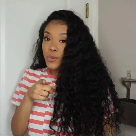 Brazilian Water Wave HD Lace 5x5 Closure Wig AFB97