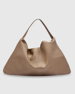 Brie Leon Harlow Slouch Tote Bag - Stone Nappa