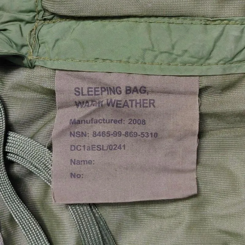 British Jungle Sleeping Bag