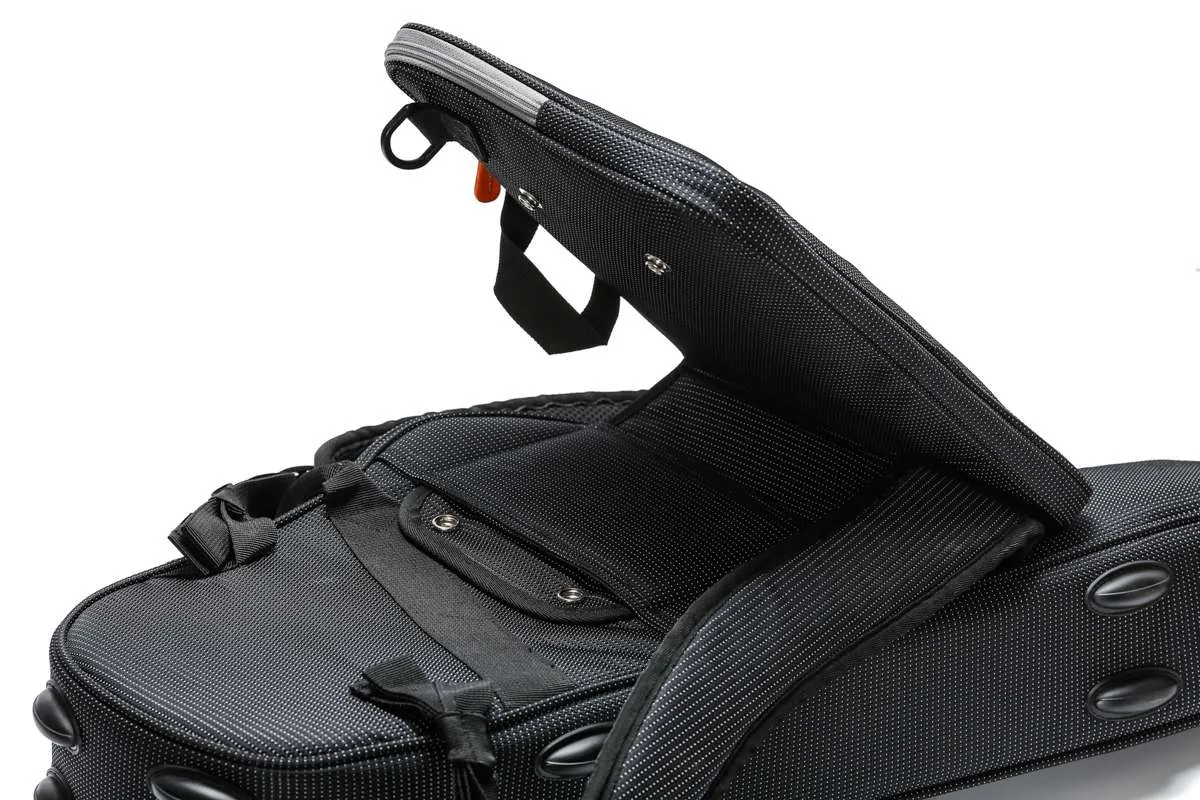 BROPRO Alto saxophone gig bag  - Orchestra Style with black and silver PU - GB700B