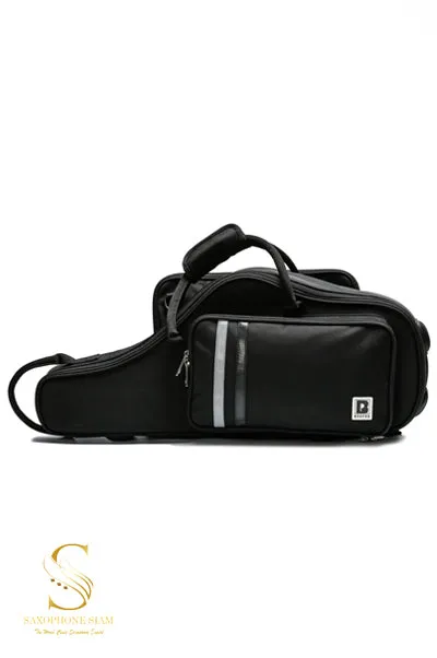 BROPRO Alto saxophone gig bag  - Orchestra Style with black and silver PU - GB700B