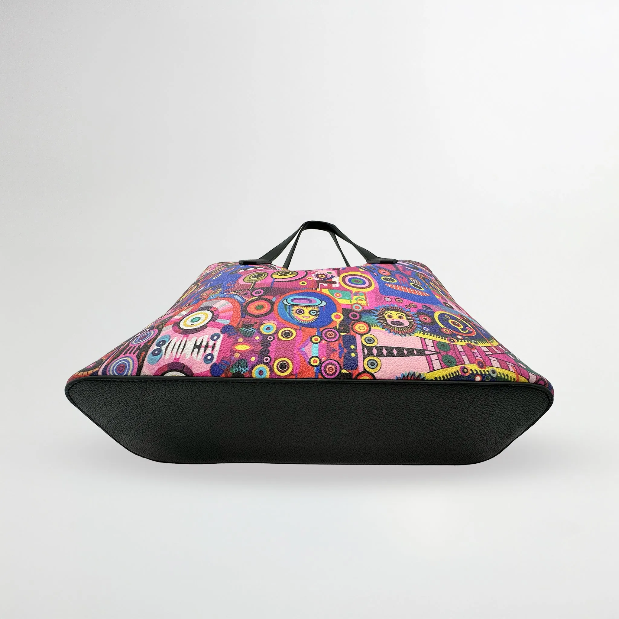 BubbleGum Chompers Vegan Leather Tote Bag