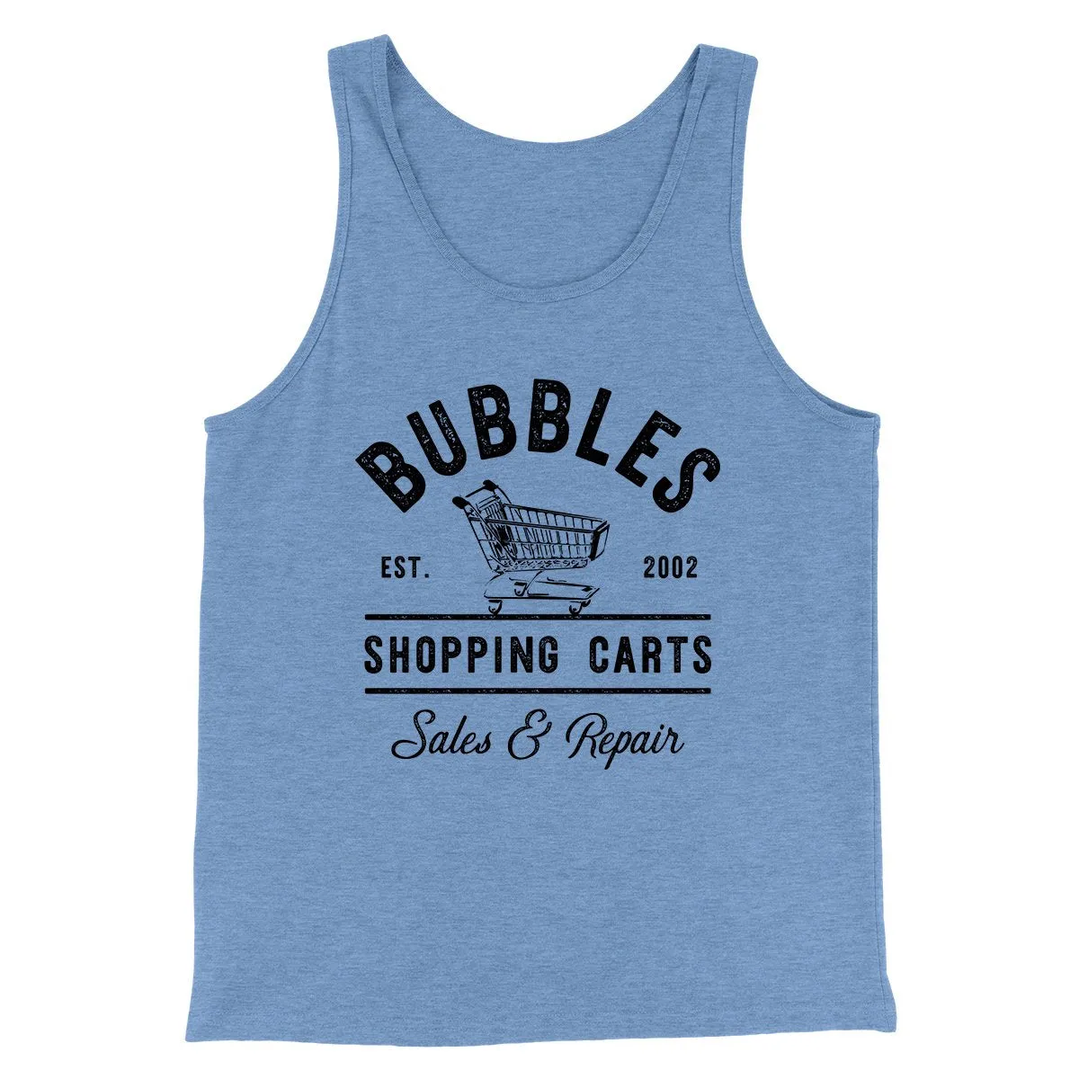 Bubbles Shopping Carts Men/Unisex Tank Top
