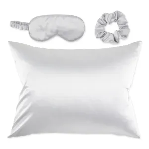Bucky Satin Sleep Set Silver