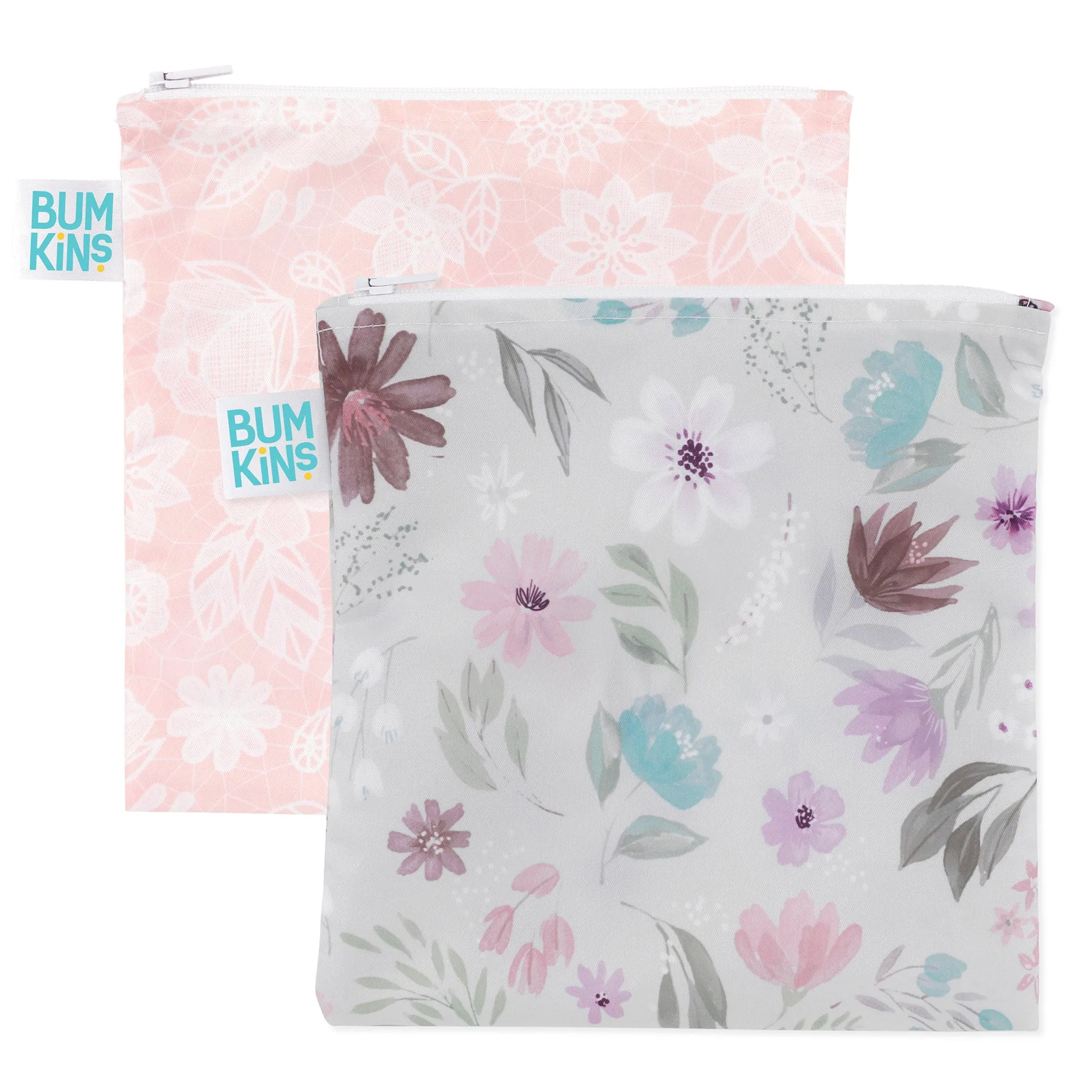 Bumkins Large Reusable Snack Bag 2pk
