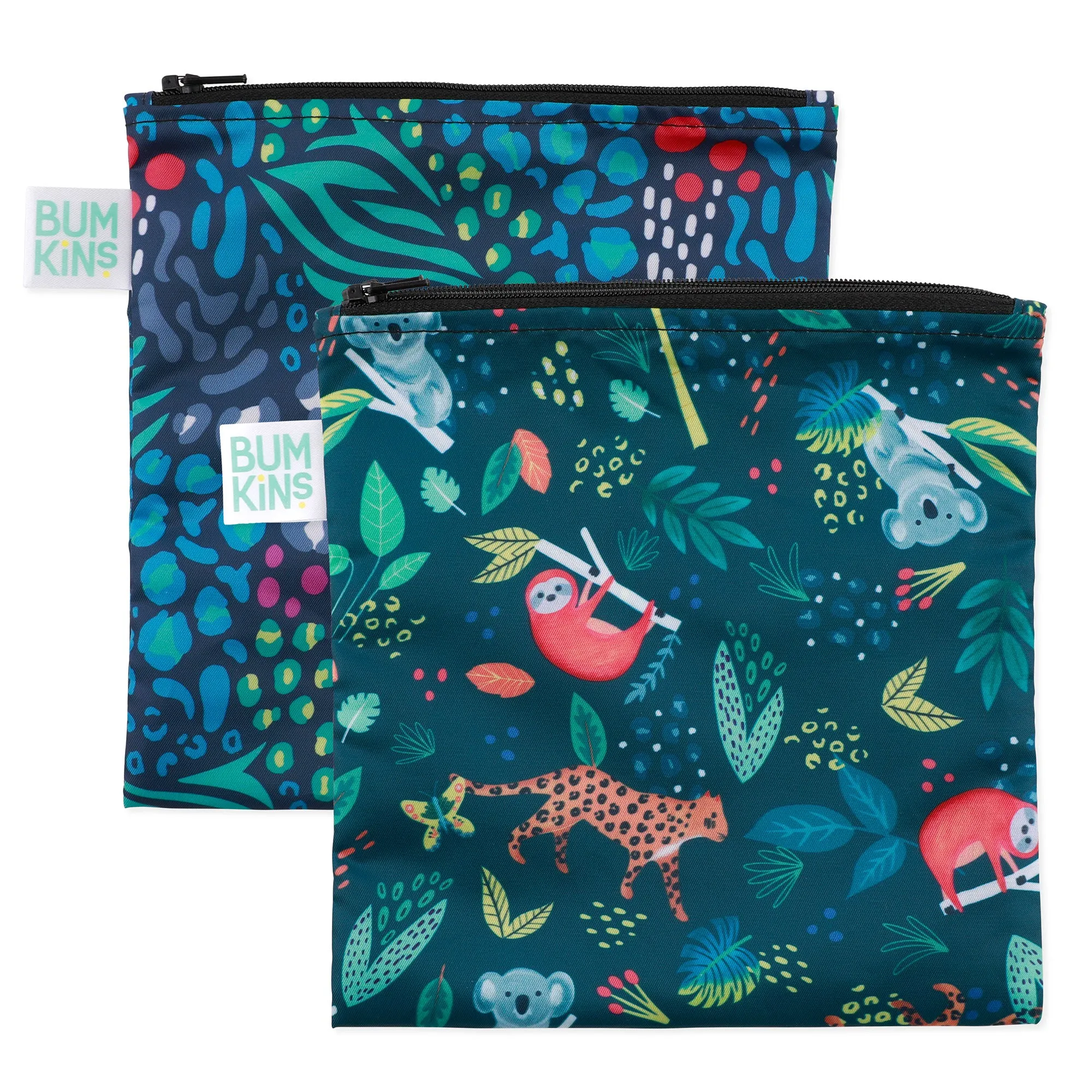 Bumkins Large Reusable Snack Bag 2pk