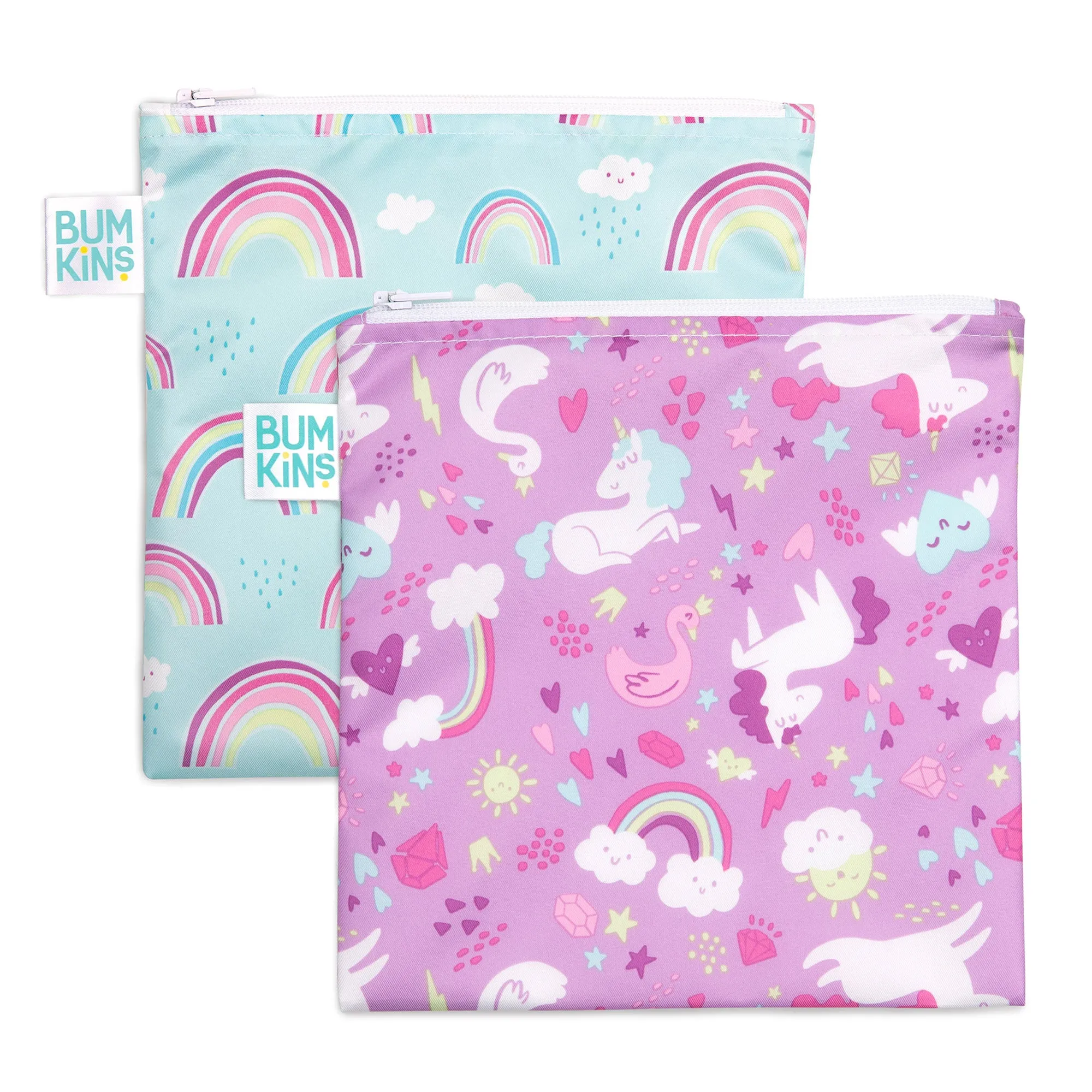 Bumkins Large Reusable Snack Bag 2pk