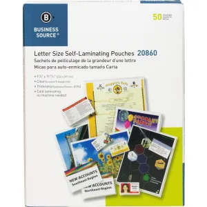 Business Source Clear Laminating Document Pouches