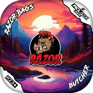 Butcher | Sunset | ACL PRO Razor Cornhole Bags