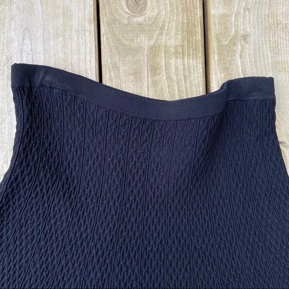 CAbi amelie black skirt 214 A-line pattern small S