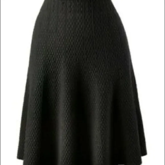 CAbi amelie black skirt 214 A-line pattern small S