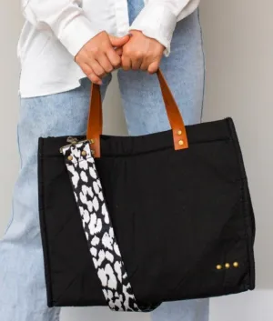 Carrie Crossbody Quilted Tote, Extra Large Size
