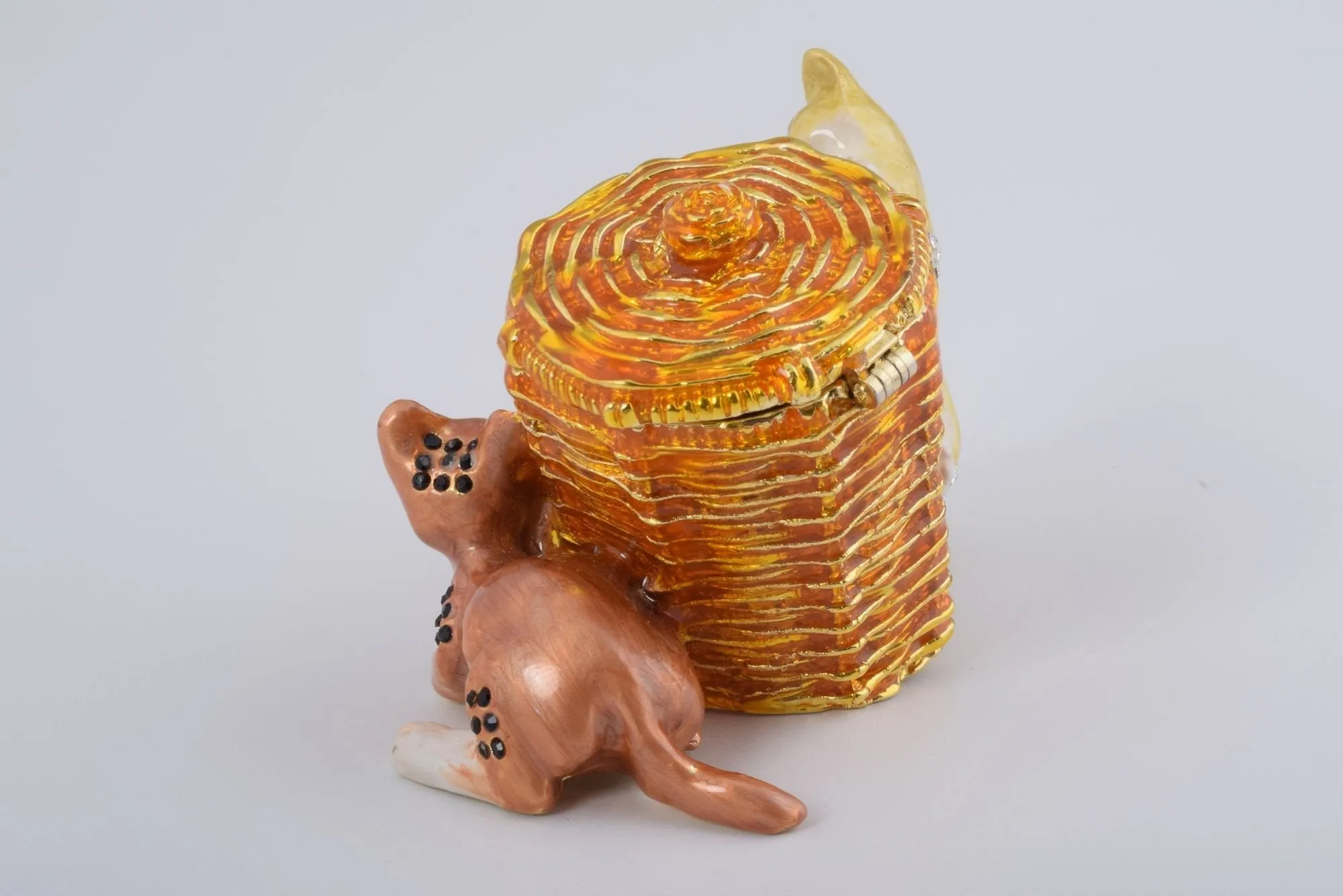 Cats Playing with a Basket