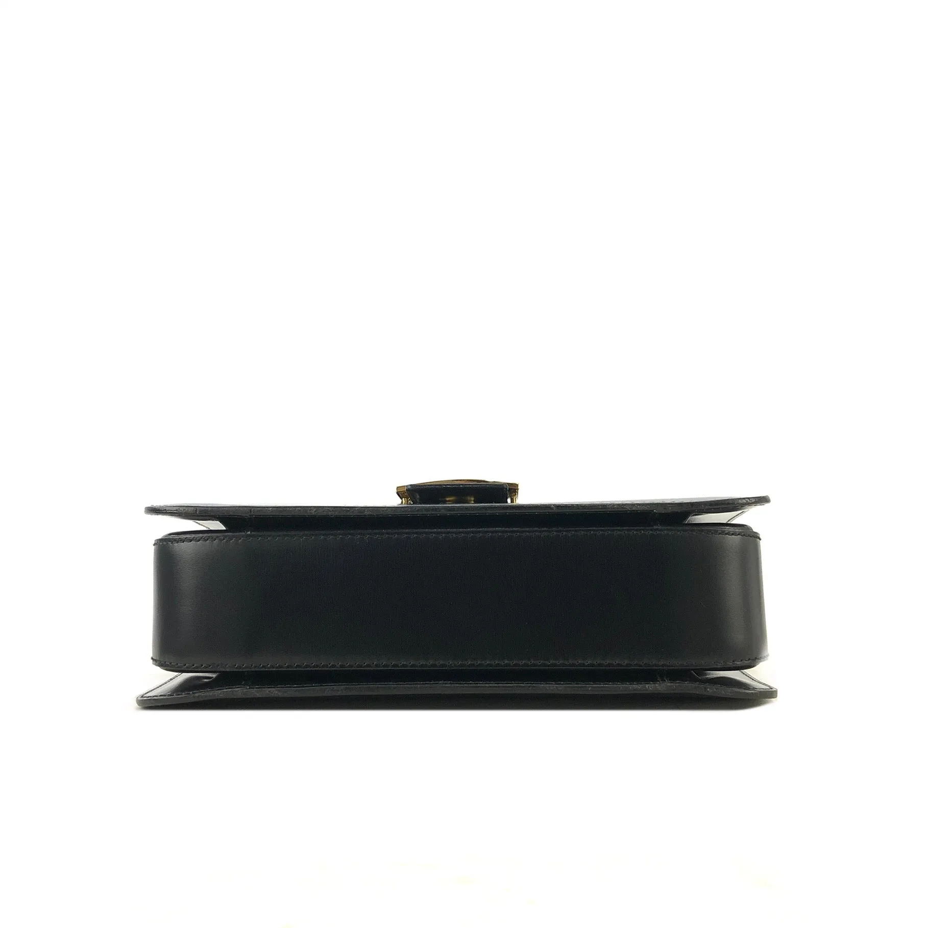 CELINE Horse Carriage Two-way Handbag Crossbody Shoulderbag Black Vintage Old CELINE amcz36