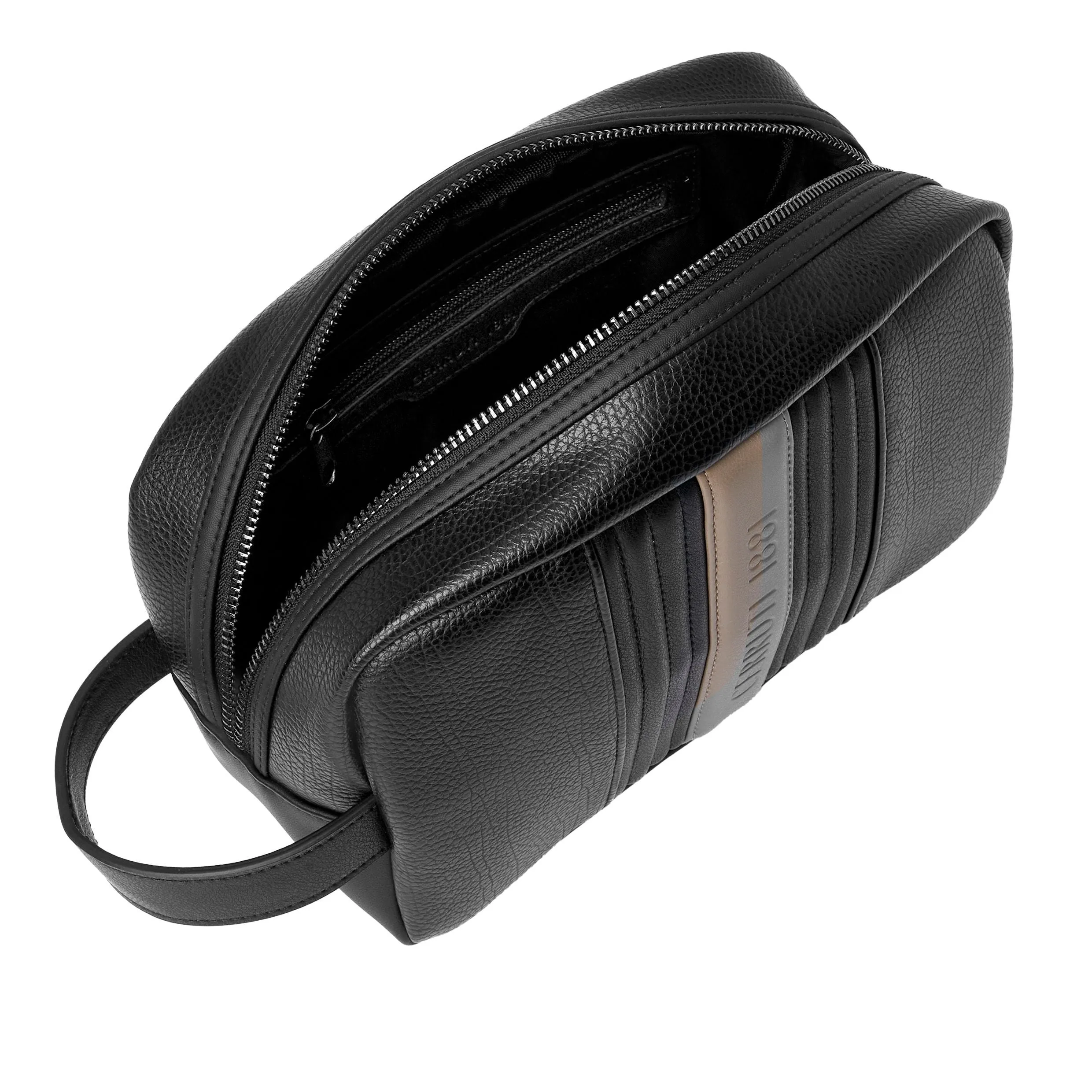 CERRUTI 1881 NTC406X - Cosmetic-case Delano Taupe & Black