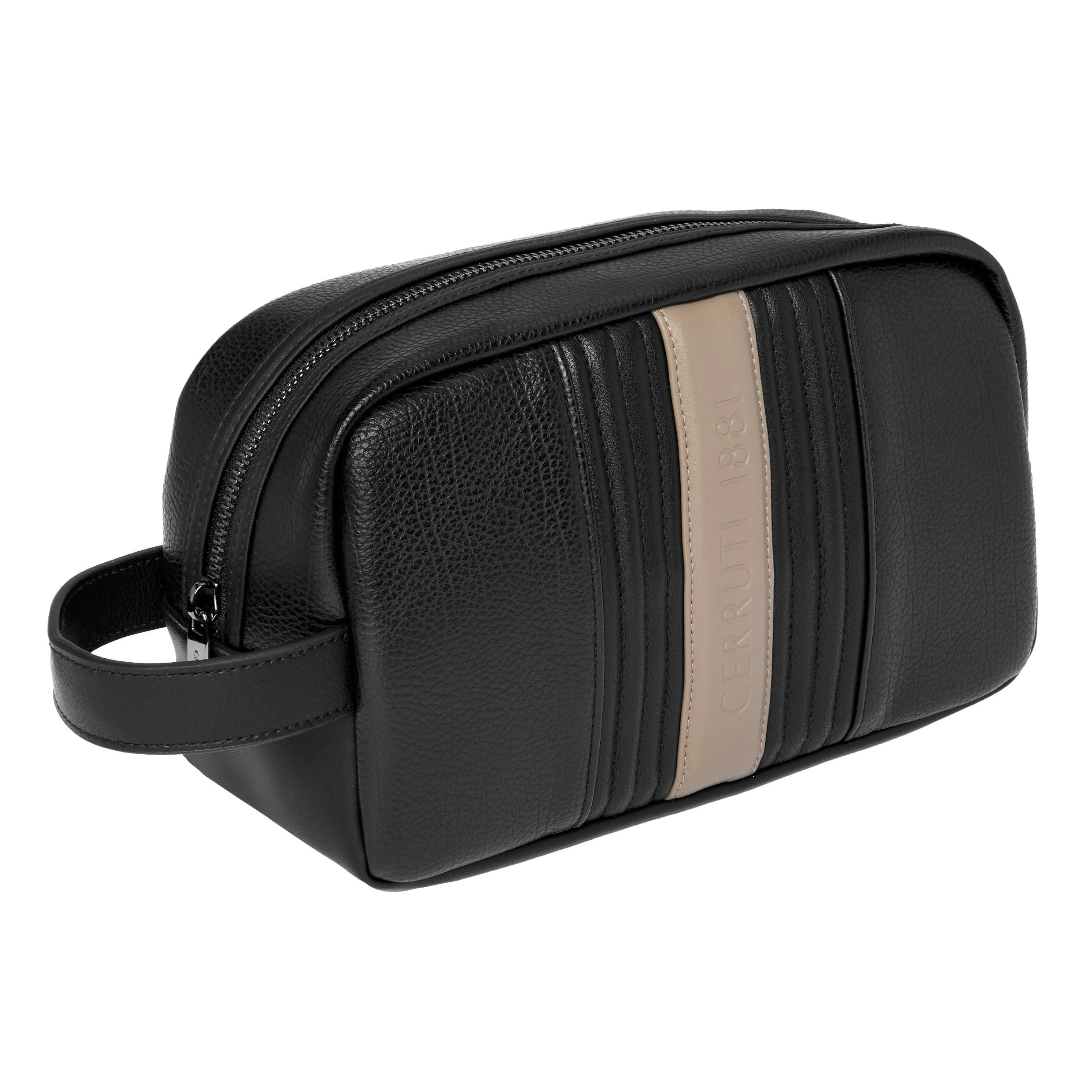 CERRUTI 1881 NTC406X - Cosmetic-case Delano Taupe & Black