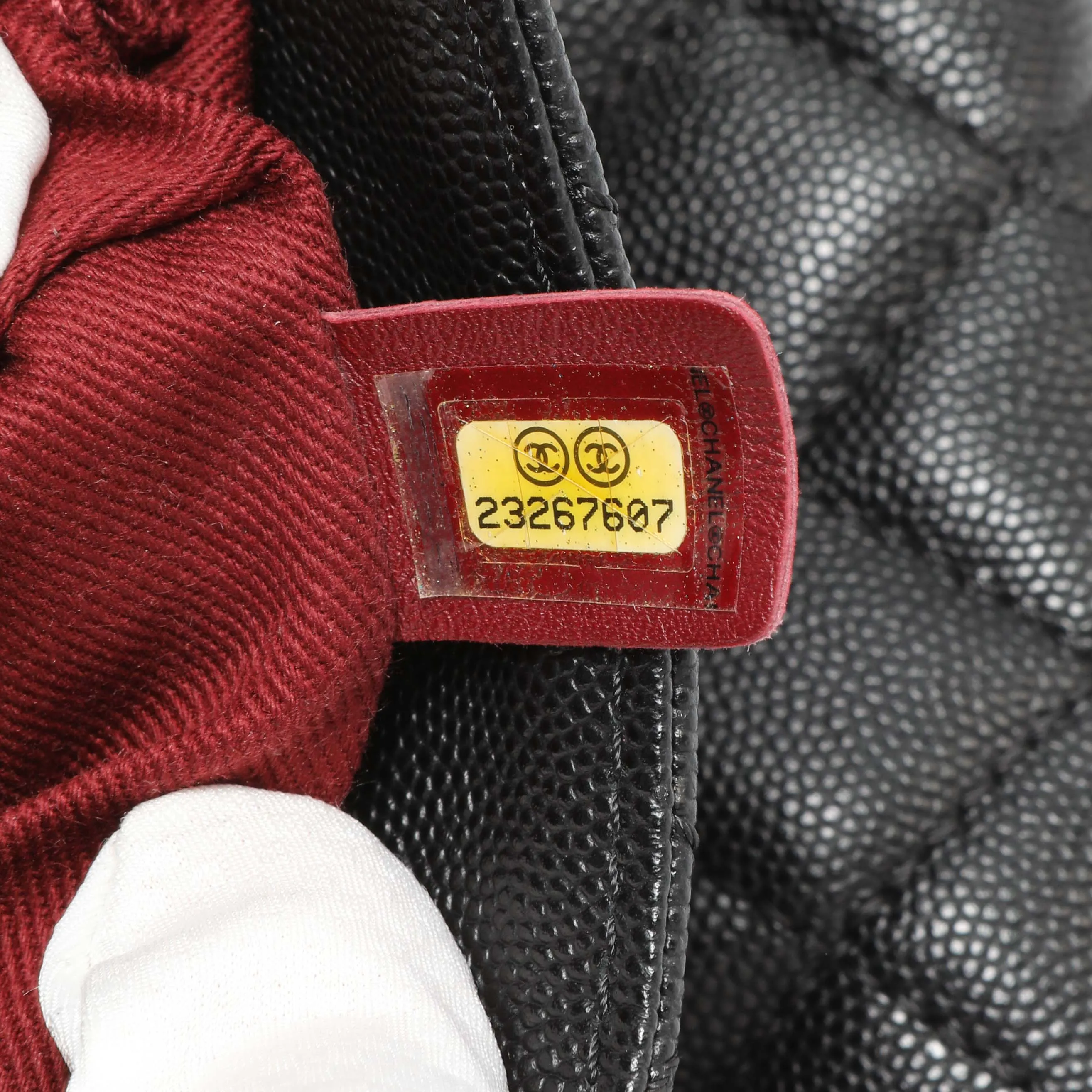 Chanel Black Quilted Caviar Small Coco Handle