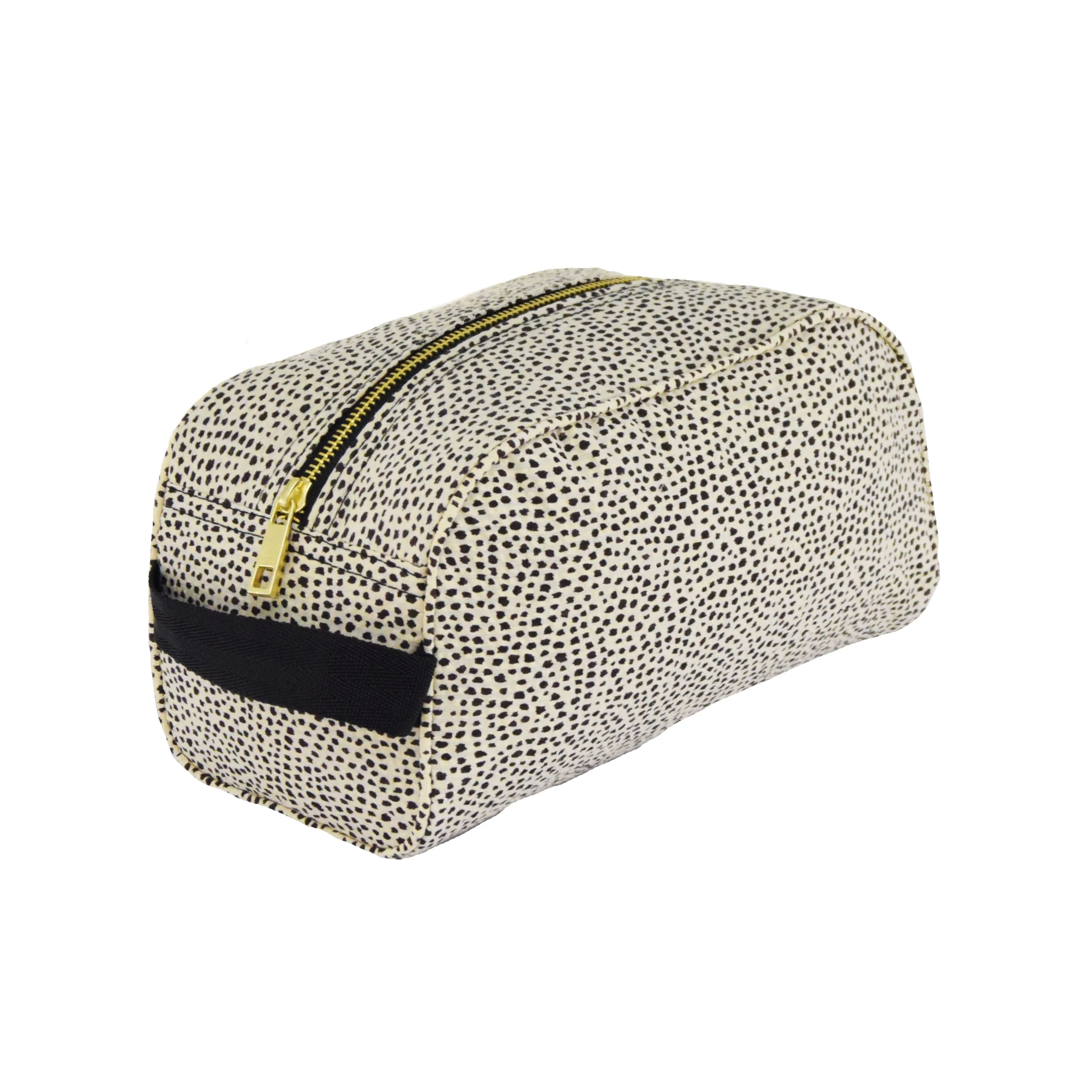 Cheetah Seersucker Traveler Toiletry Bag