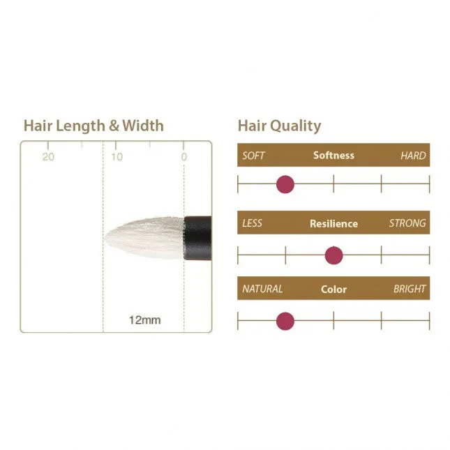 Chikuhodo T-8 Small Eyeshadow Brush, Takumi Series