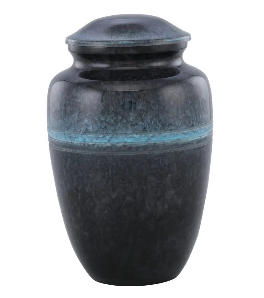 Classico Navy Cultured Marble Urn - IUCM600