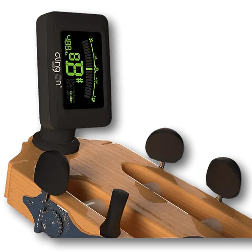 Cling On Pickup - Magnetic Tuner - Titanium Grey