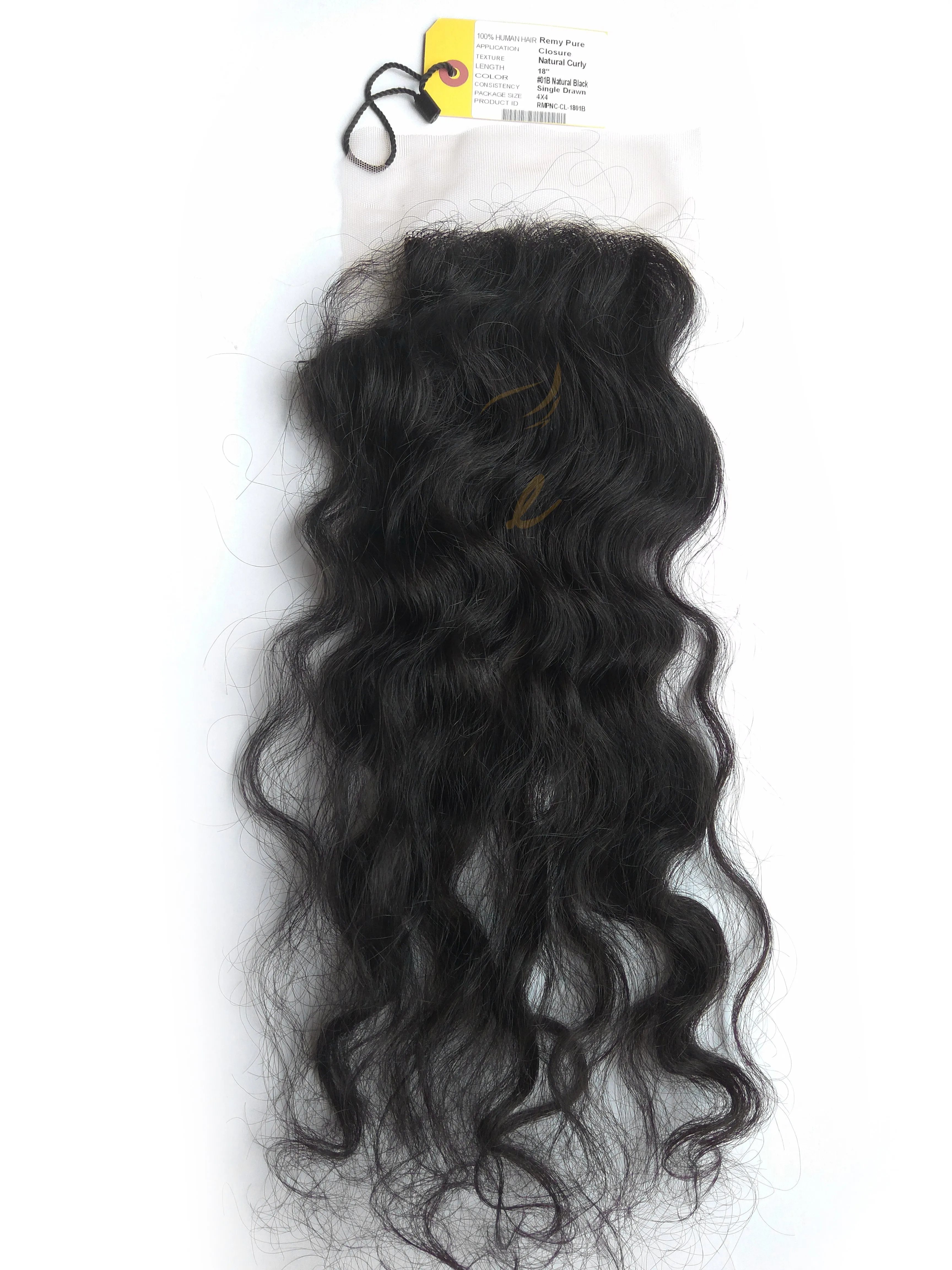Closure 4 X 4 HD Lace - Natural Curly