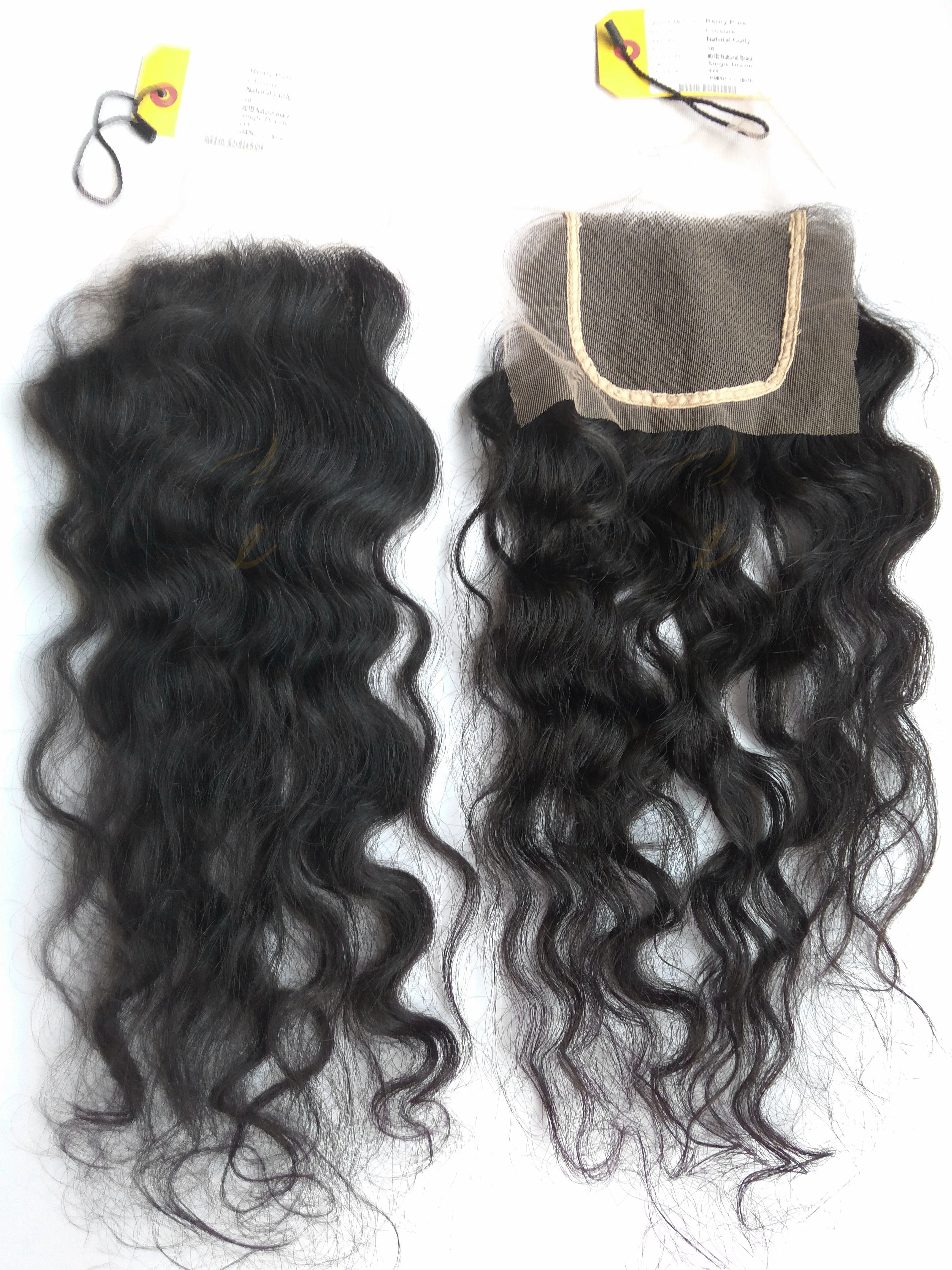 Closure 4 X 4 HD Lace - Natural Curly