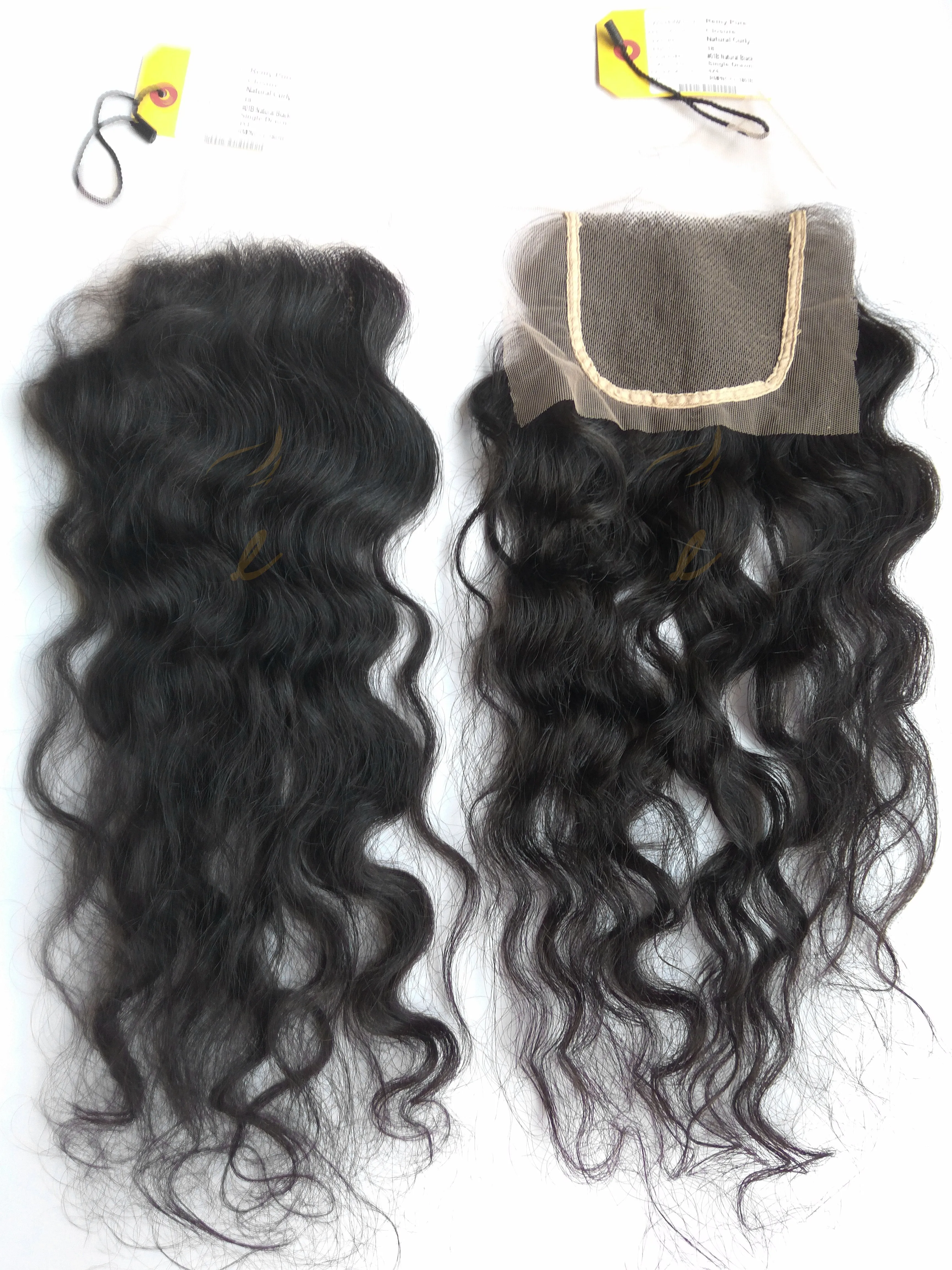 Closure 4 X 4 HD Lace - Natural Curly