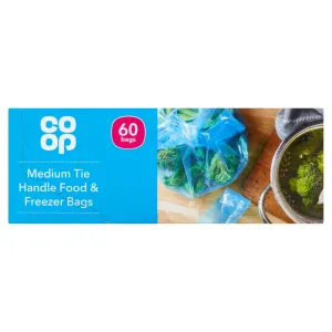 Co-Op Medium Food & Freezer Bags 60's