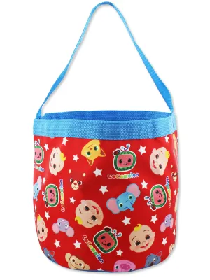 Cocomelon Collapsible Nylon Basket Tote Bag