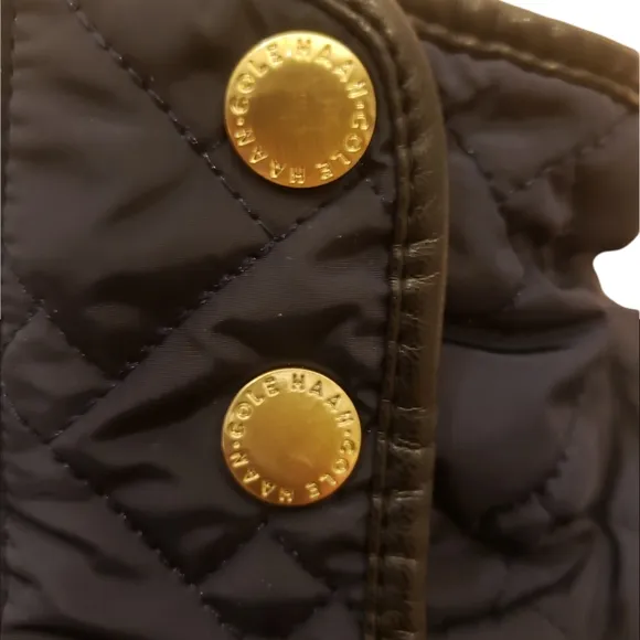 Cole Haan Women's Small Dark Navy Quilted Jacket