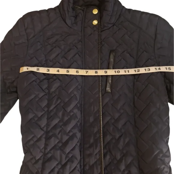 Cole Haan Women's Small Dark Navy Quilted Jacket