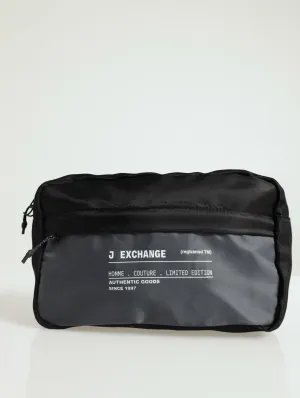 Colour Block Moonbag - Black