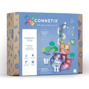 Connetix Magnetic Tiles Pastel Ball Run 80 Piece Pack