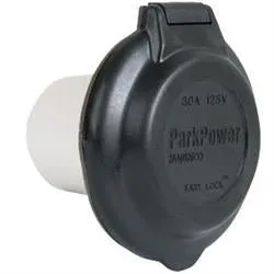 Contour 30A Inlet Black Housing 304EL-BRV. Black