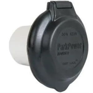 Contour 30A Inlet Black Housing 304EL-BRV. Black