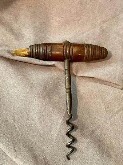 Corkscrew Antique English Oak and Iron