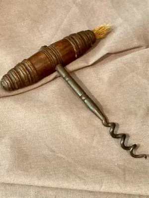 Corkscrew Antique English Oak and Iron
