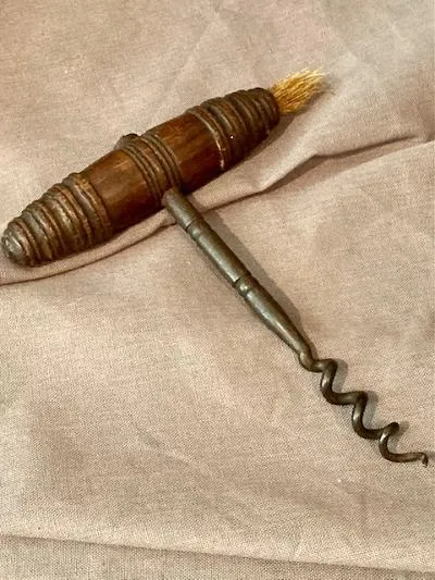 Corkscrew Antique English Oak and Iron