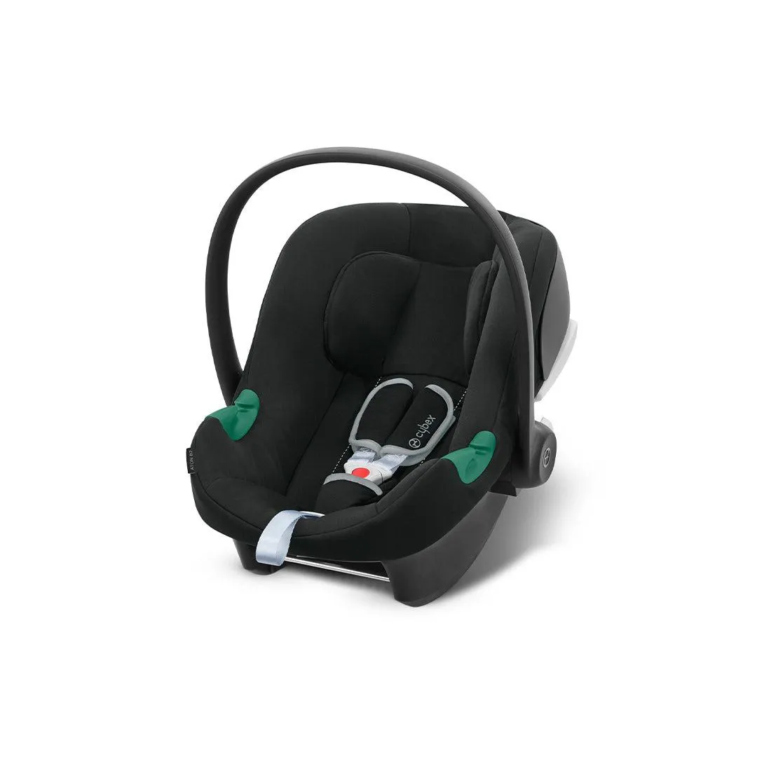 Cybex Gazelle S Bundle with Aton B2 Car Seat & Base - Lava Grey/Silver Frame