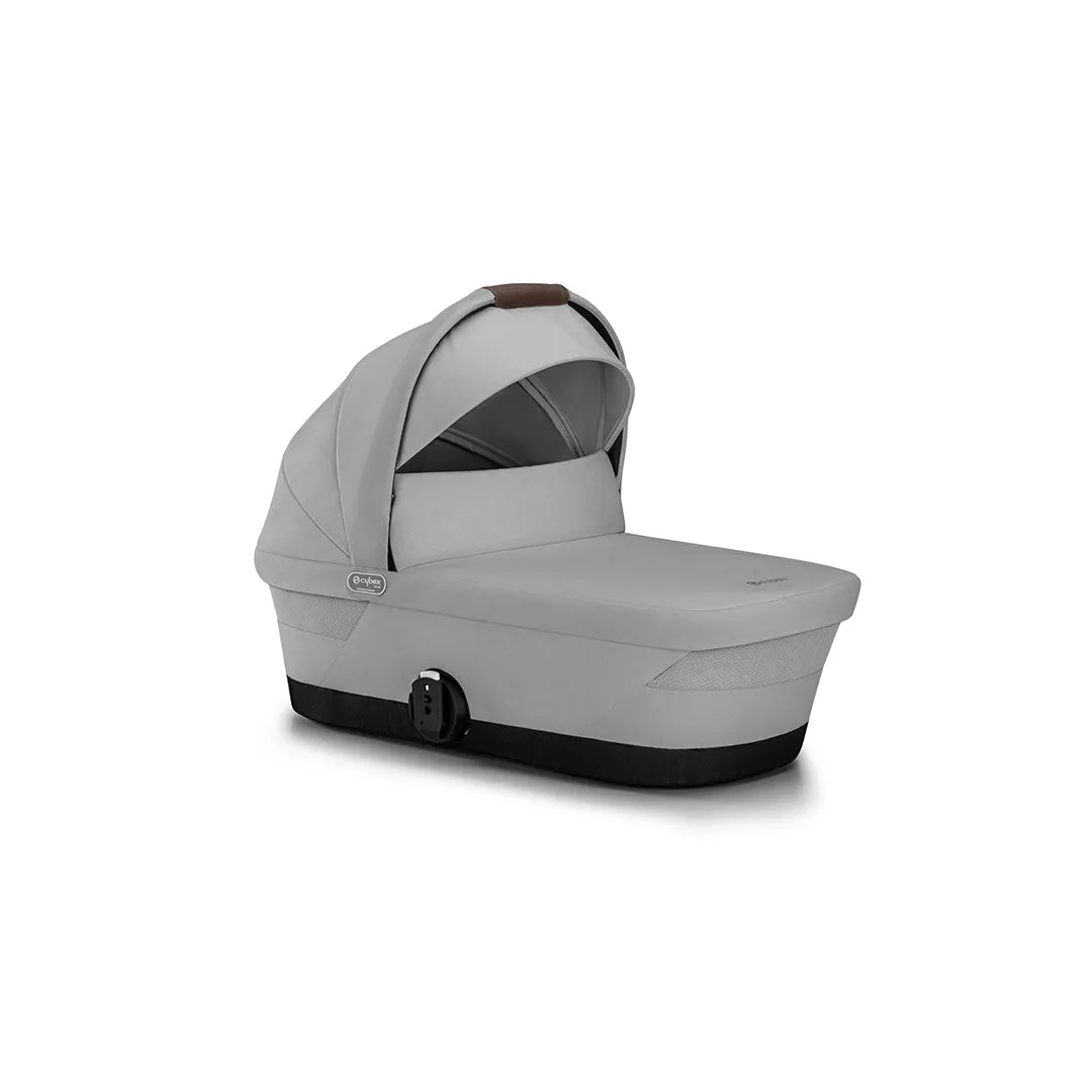Cybex Gazelle S Bundle with Aton B2 Car Seat & Base - Lava Grey/Silver Frame