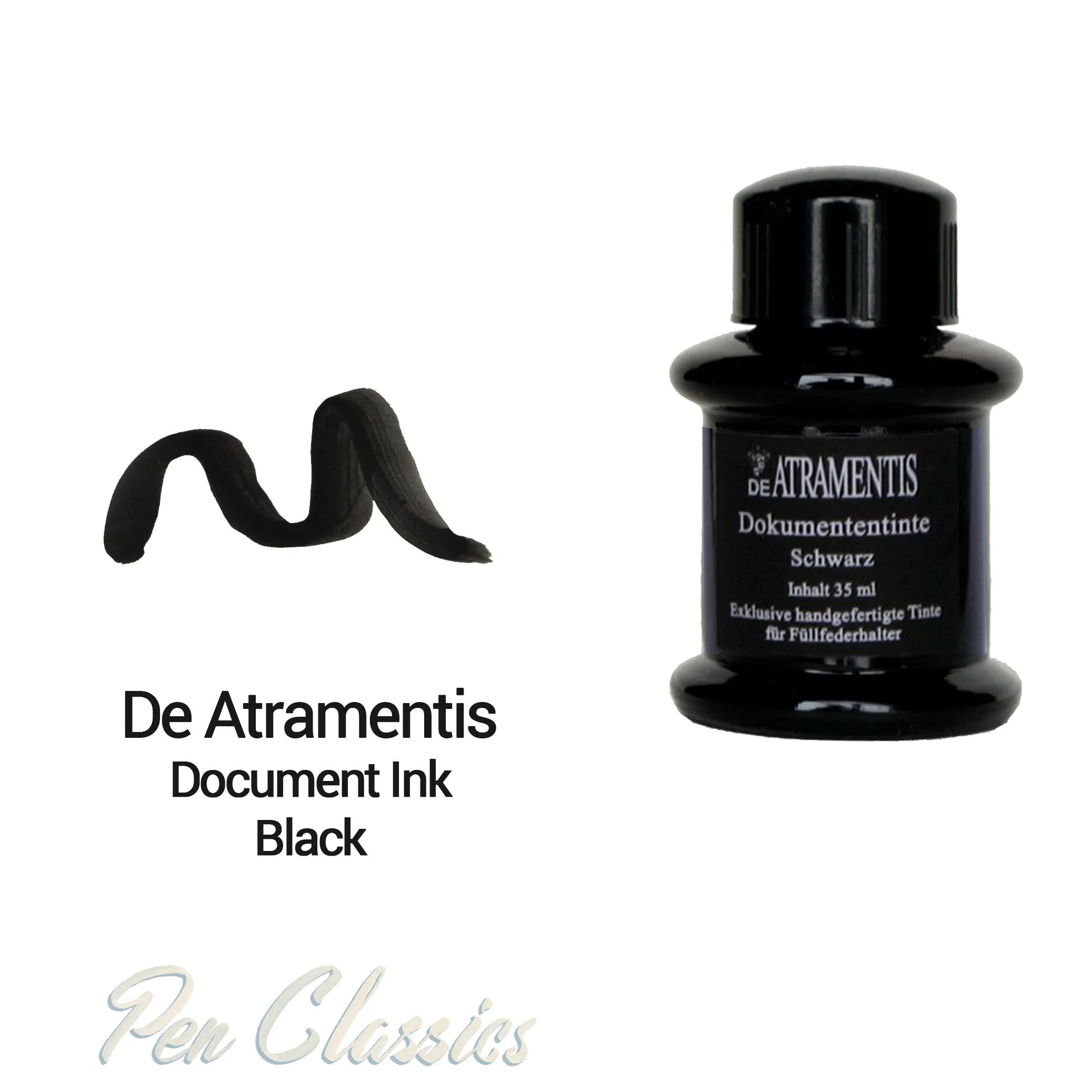 De Atramentis Document Ink Black 45ml