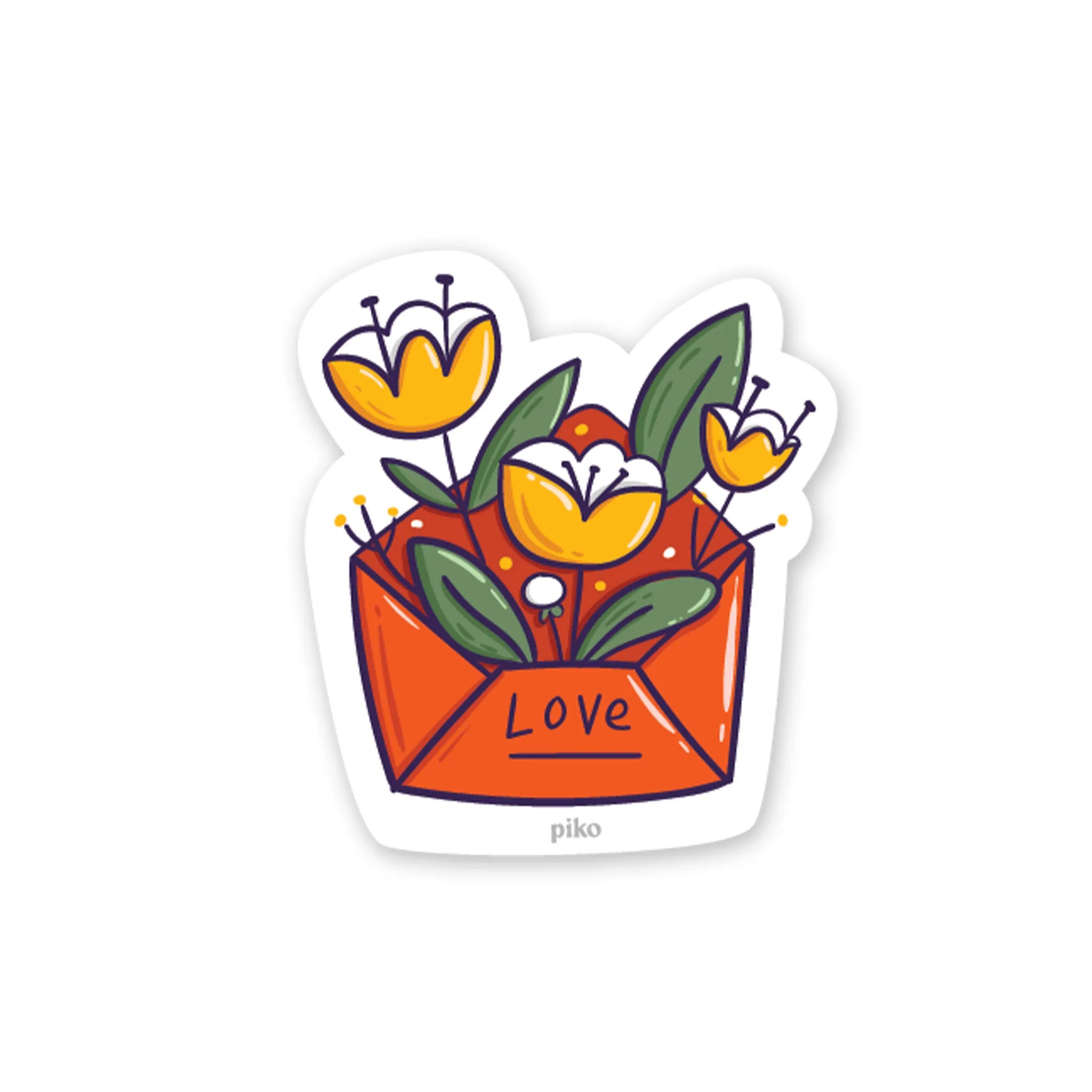 Decal Sticker / Floral Love