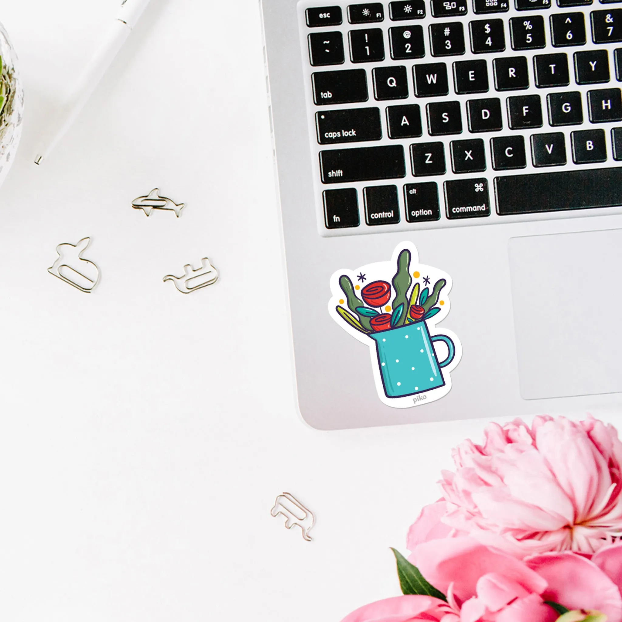 Decal Stickers / Floral - Set of 3
